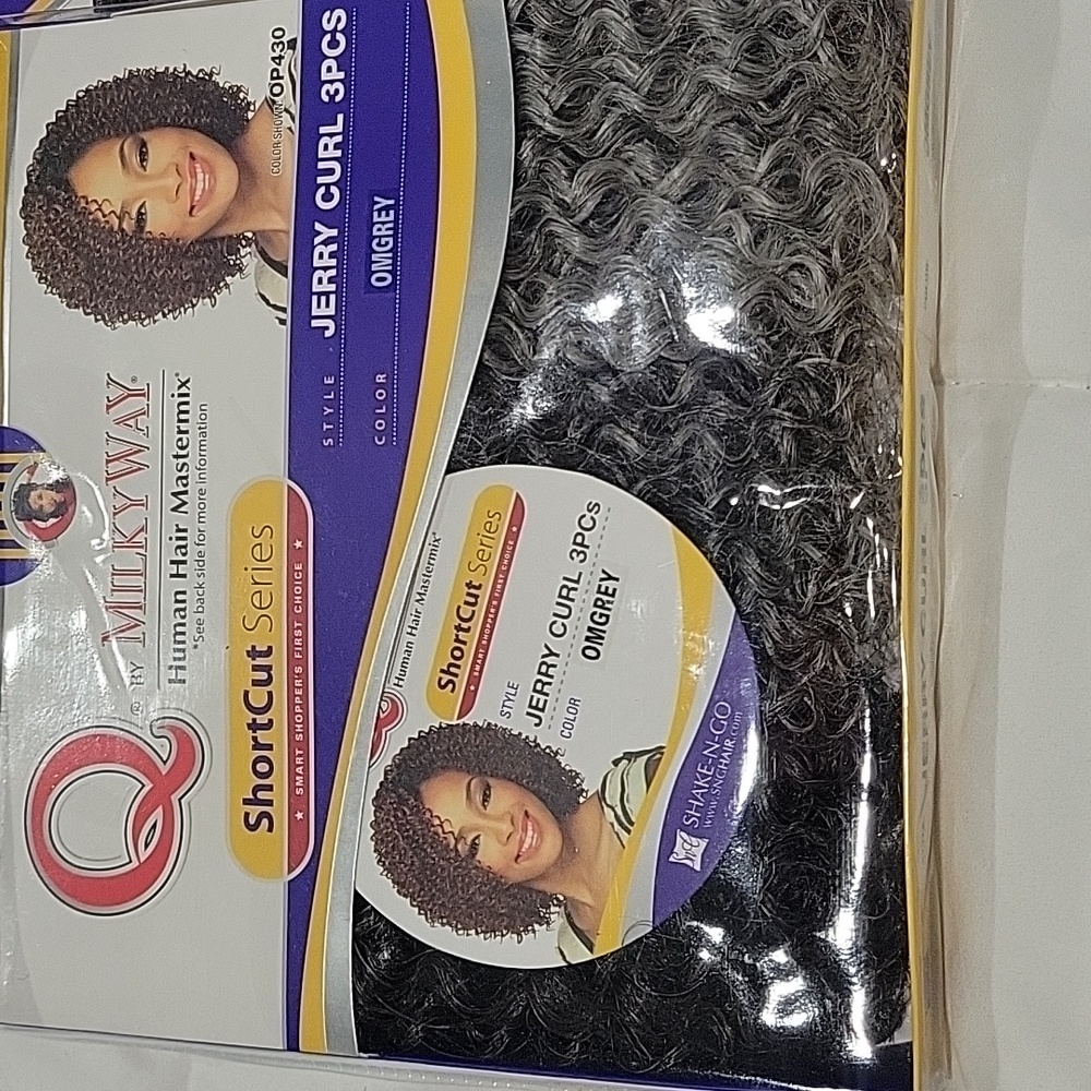 Que Milky Way Jeri Curl Weave Hair